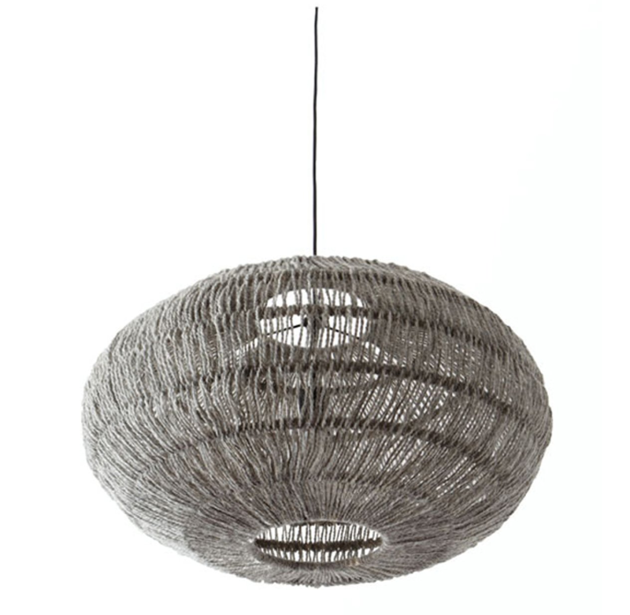 Suspension en laine - Gris